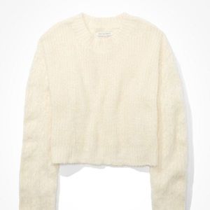 Cream colored oversized sweater